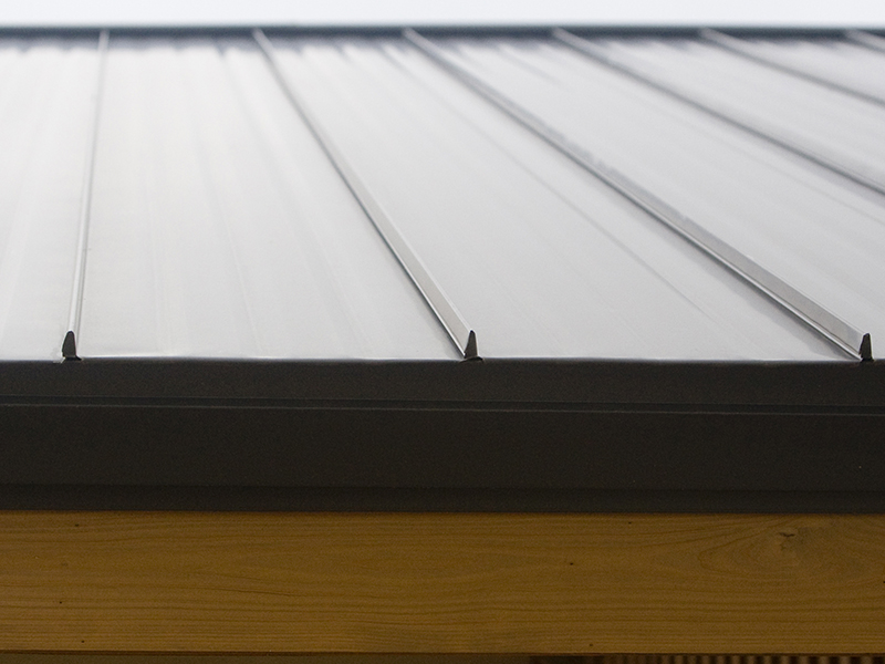 Close Up of Horizon-Loc Metal Roof on Residential Home