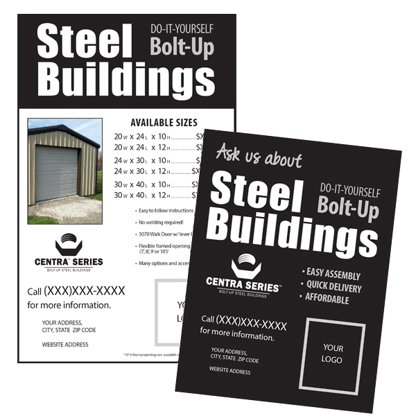 Centra Series Metal Building Ad Templates