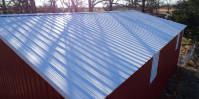 Panel-Loc Roof and Siding on Barn Building