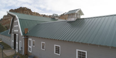 Panel-Loc Plus Metal Roofing Example on Agricultural Building