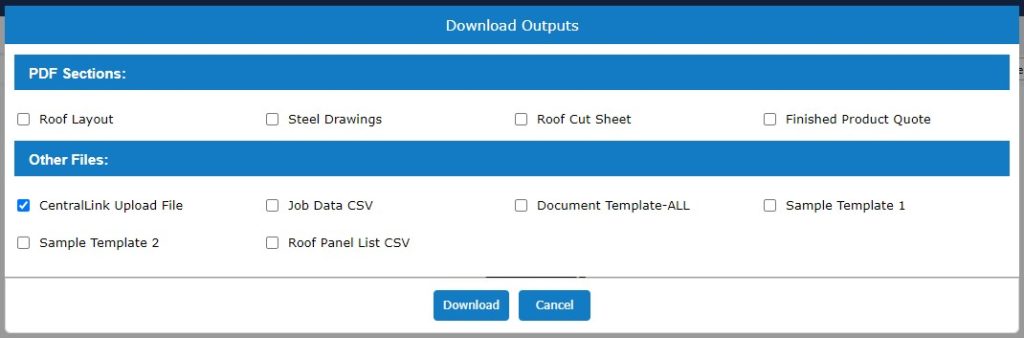 Multiple Project Outputs to Submit Quote to Customer, Roofing Passport Tool