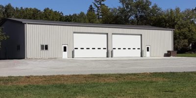 2 Bay Shop Building with R-Loc Panels